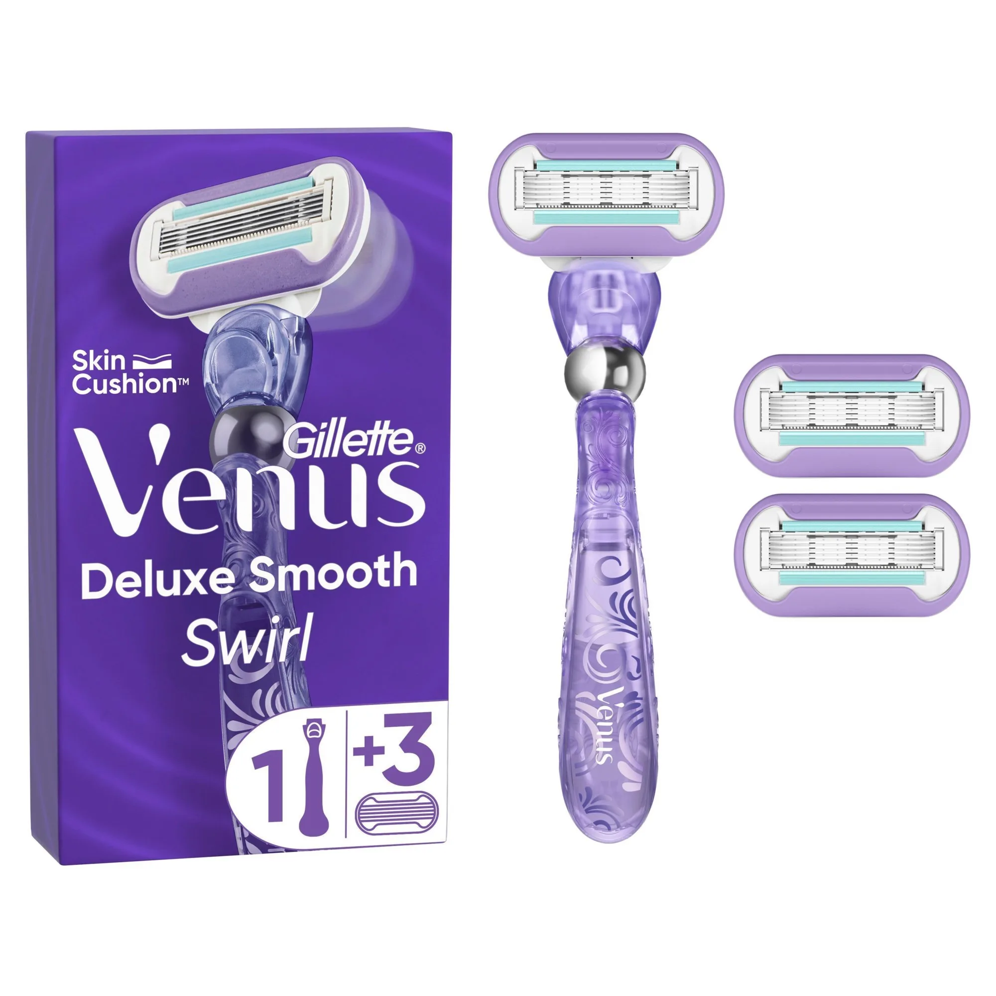 Gillette Venus Extra Smooth Swirl Razor 3 Blades