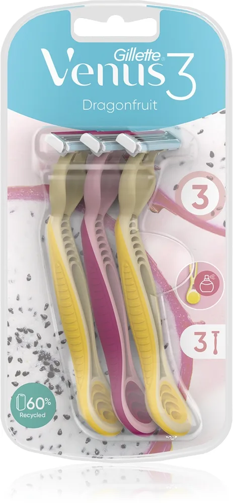 Gillette Venus Dragonfruit Engangsblade 3 stk.