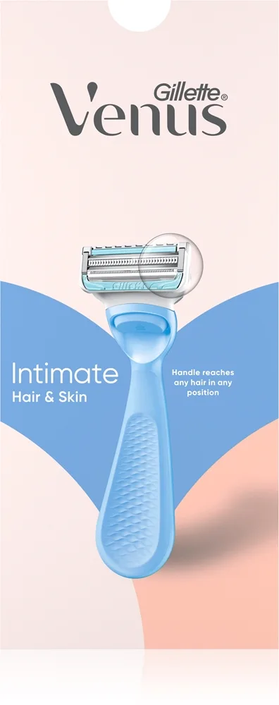 Gillette Venus Intimate Damen Rasierer zur Anpassung der Bikinizone + Ersatzbürstenköpfe 2 St.