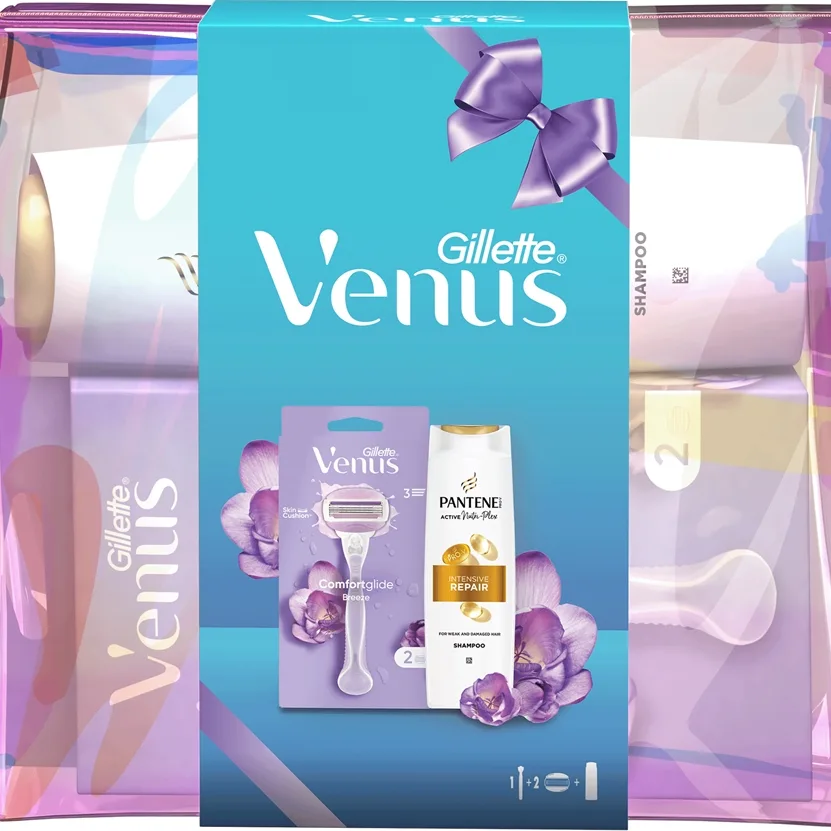 Gillette Venus&Pantene Set Presentförpackning För kvinnor