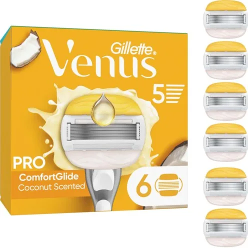 Gillette Venus Pro ComfortGlide Coconut & Olay rakblad 6 st