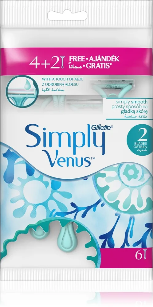 Gillette Venus Simply Engangsblade 6 stk.