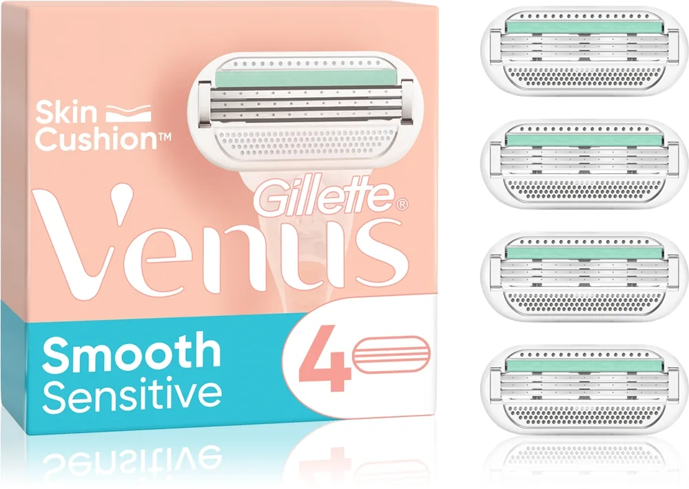 Gillette Venus Smooth Sensitive vaihtopää 4 kpl
