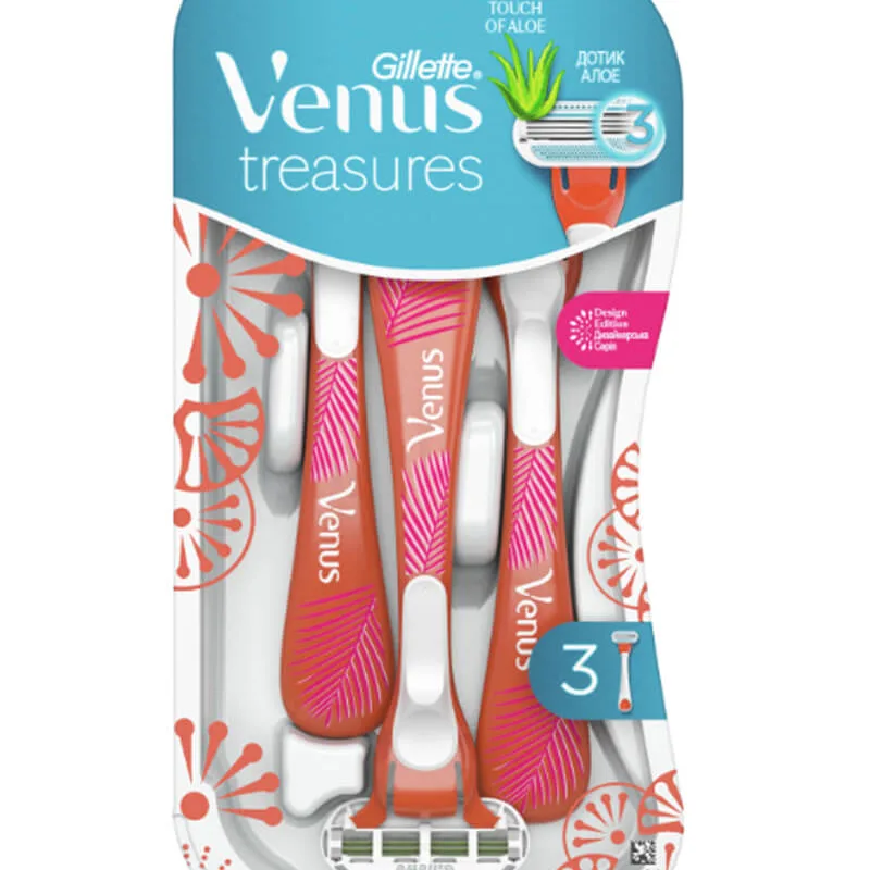 Gillette Venus Treasures 3-pak