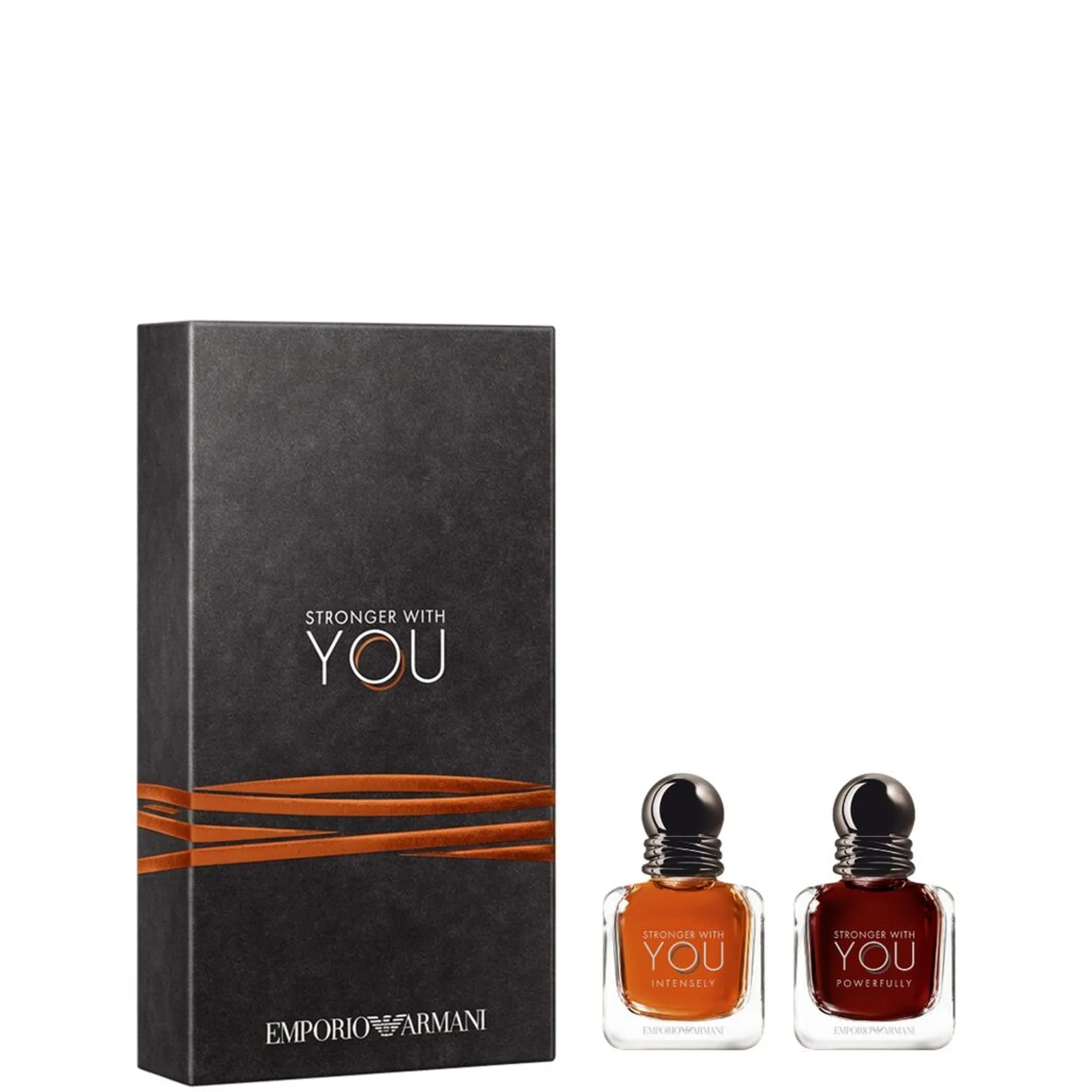 Giorgio Armani Stronger With You Powerfully + Intensely 7 ml Set Tuoksupakkaus