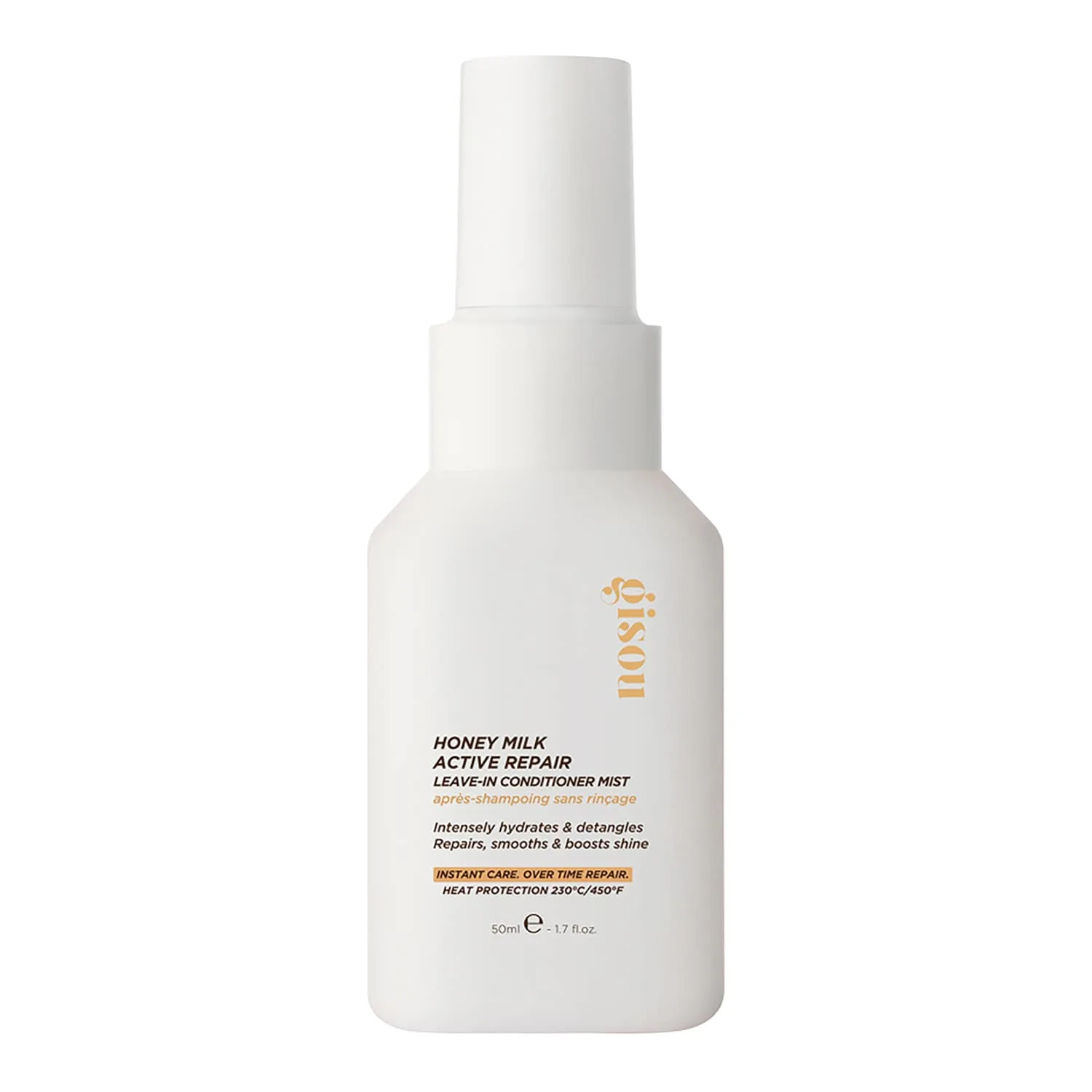 Gisou - Honey Milk Active Repair - Reparerende Leave-in Balsamspray I Rejsestørrelse - Honey Infused Conditioner Mini 60ml - For Women