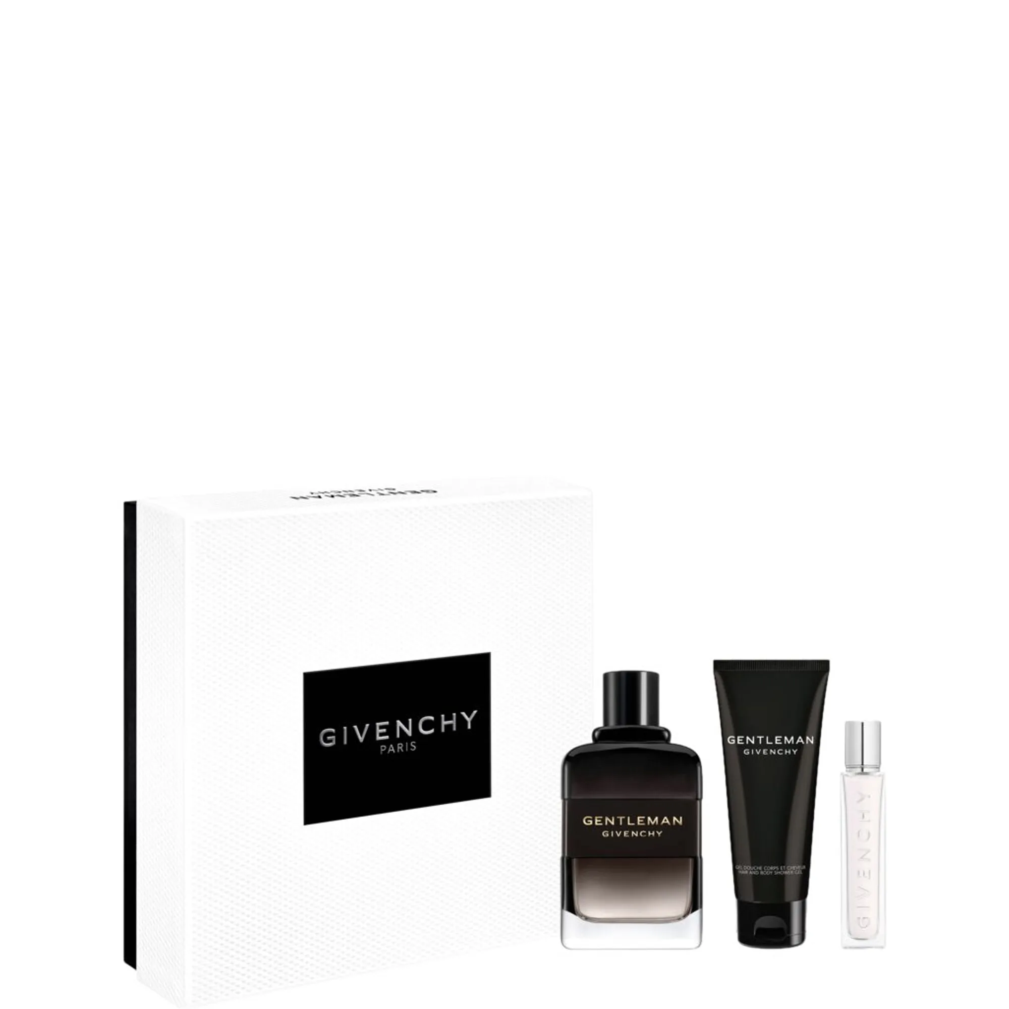 GIVENCHY Gentleman Givenchy Boisée EDP + Duschgel + Travel Spray Tuoksupakkaus