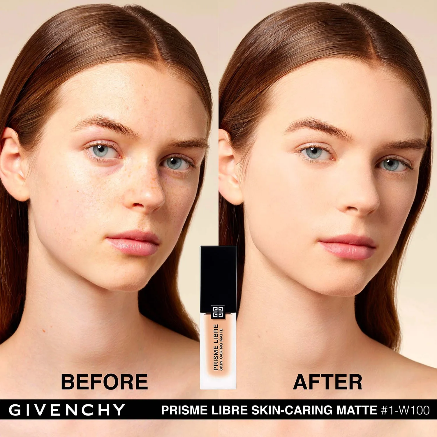 Givenchy - Prisme Libre Skin-caring Matte - Skincare-infused Luminous Matte Foundation - Prisme Libre Liquid Foundation 1-n95 - For Women