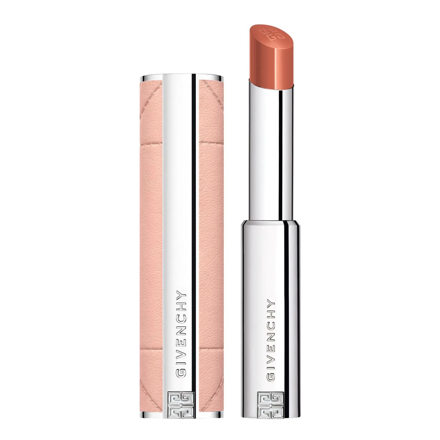 GIVENCHY Rose Perfecto Shine Serum Lipstick Shiny Lipstick Skugga N°302 Warm Maple 3.2 g