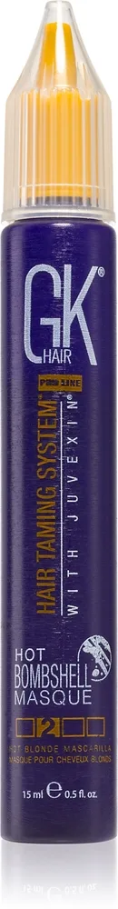 GK Hair Bombshell Hot Masque tehokkaasti hoitava naamio vaaleille hiuksille 15 ml