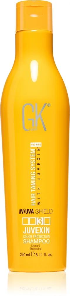 GK Hair Color Shield puhdistava shampoo värjätyille hiuksille sisältää UV-suojan 240 ml