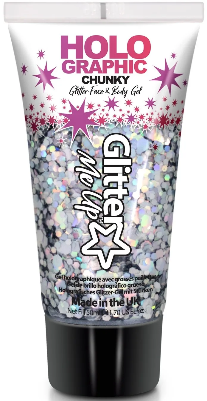 Glitter Me Up Holographic Face & Body Glitter Gel Gel Intergalact