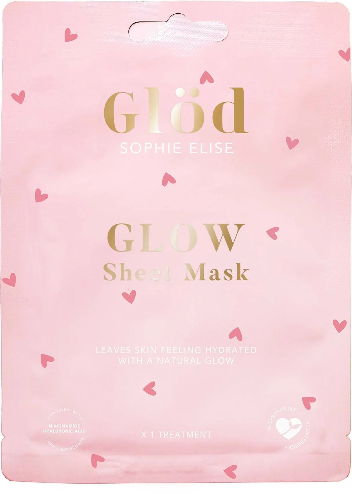 Glöd Sophie Elise Pink Glow Sheet Mask 23 g