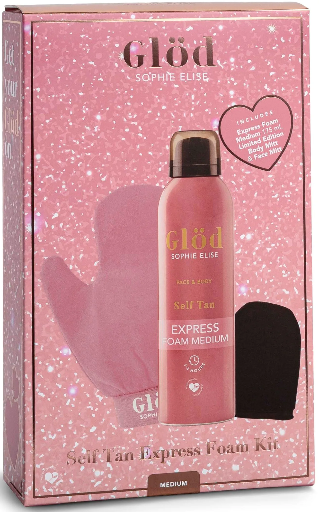 Glöd Sophie Elise Self Tan Express Foam Medium Kit