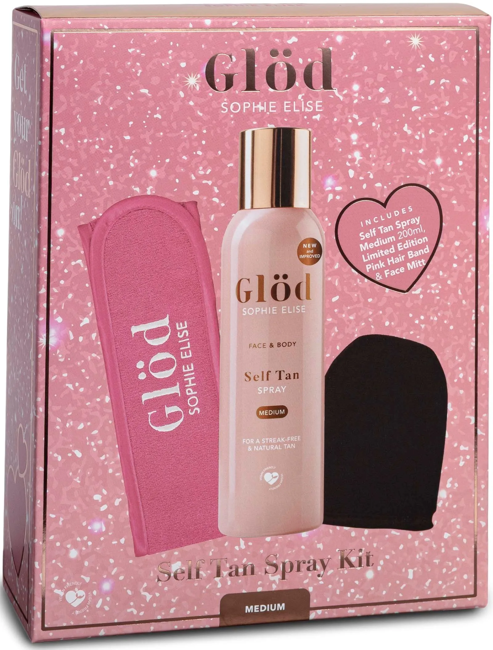Glöd Sophie Elise Self Tan Spray Medium Kit