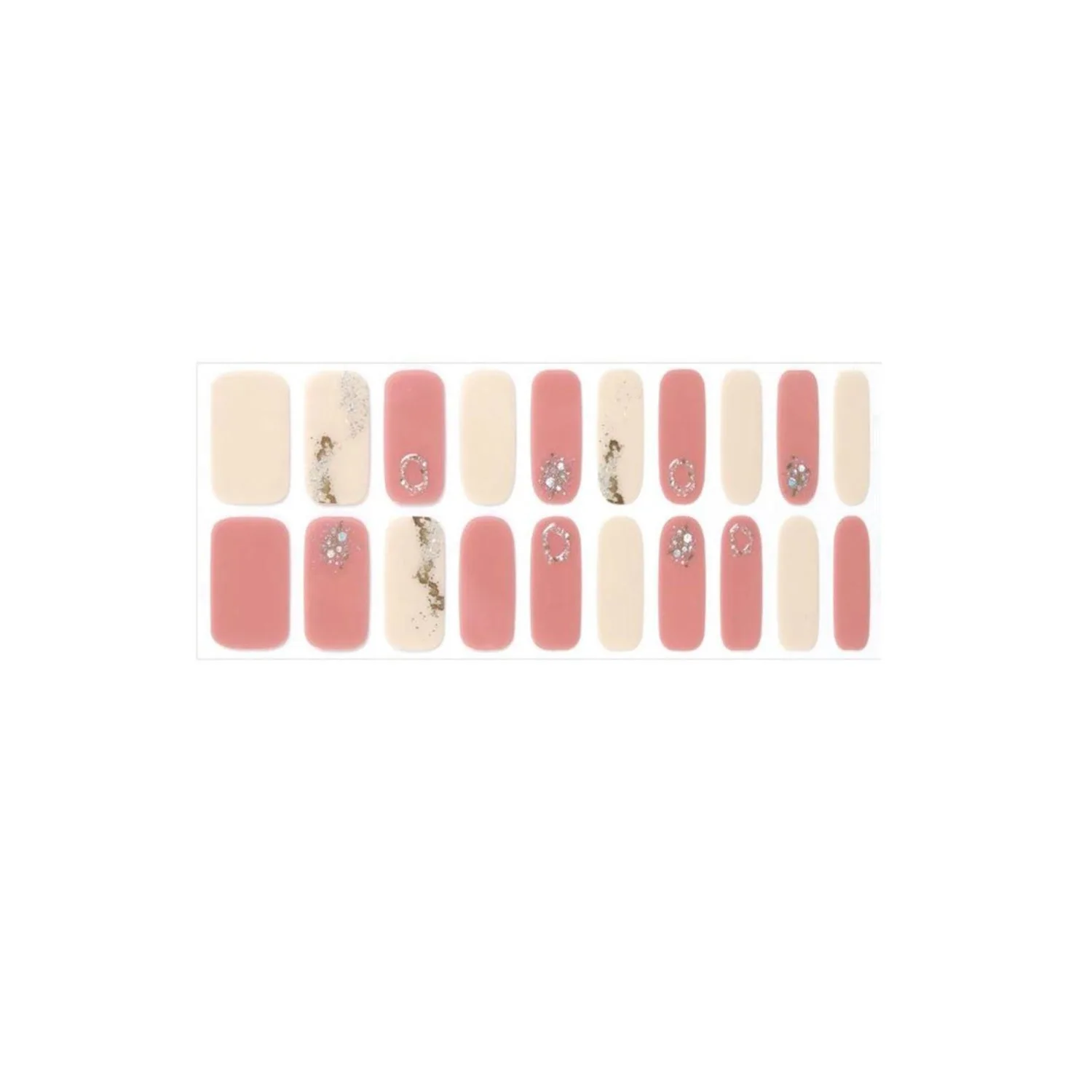 Glossy Blossom Gel Nail Strips Angeling