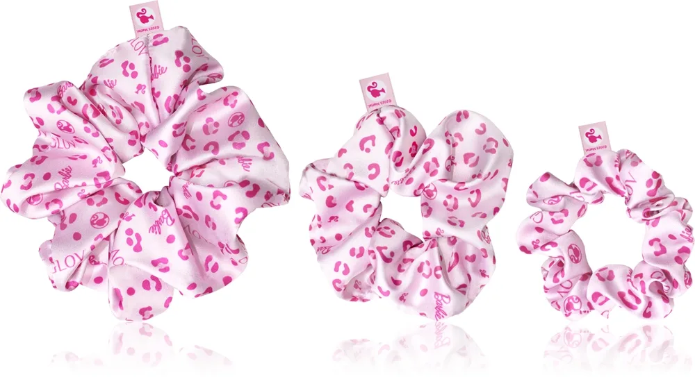 GLOV Barbie Scrunchies Hårsnoddar typ Blue Panther 3 st.