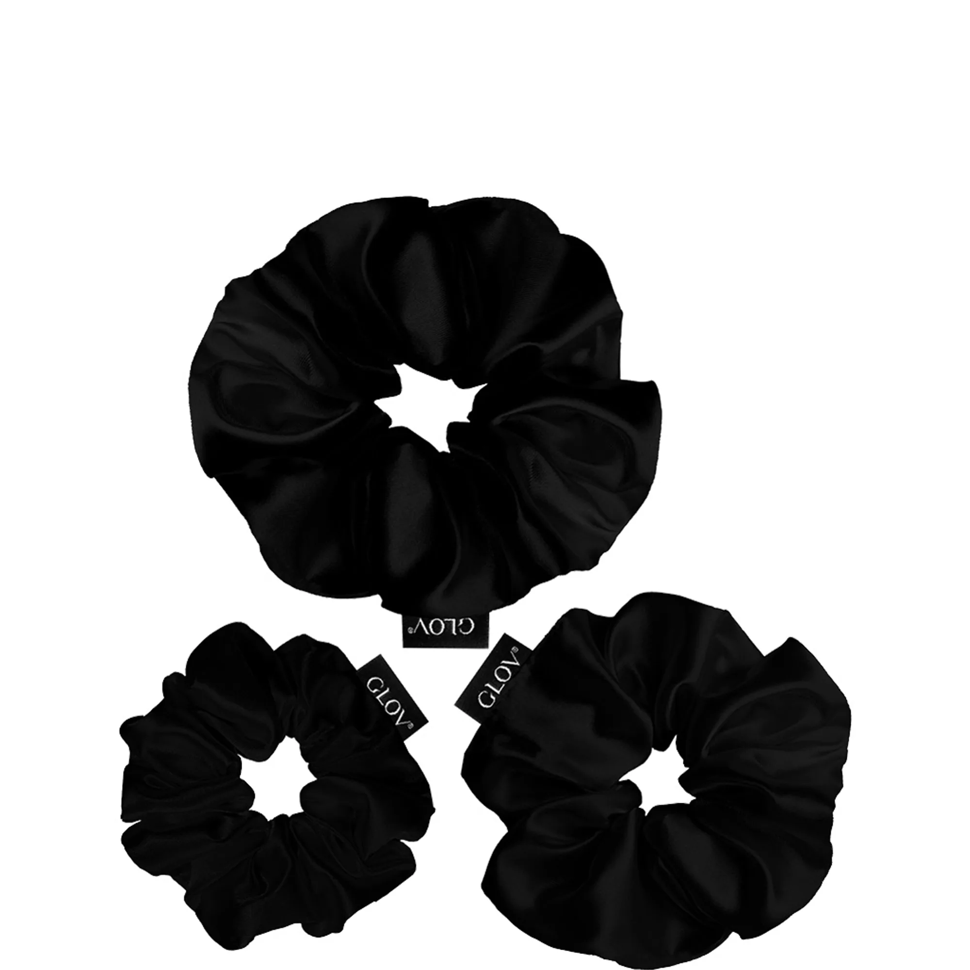 GLOV Scrunchies S/M/L hiuslenkit Black 3 kpl
