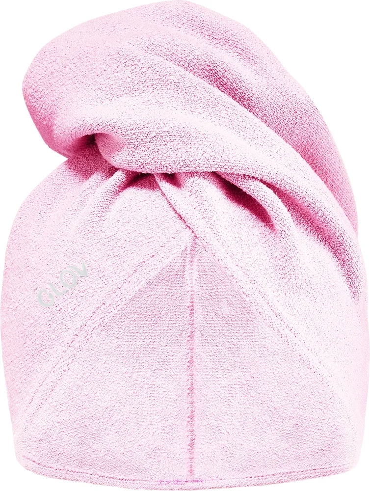GLOV Ultra-absorbent pyyhe hiuksiin sävy Pink 1 kpl