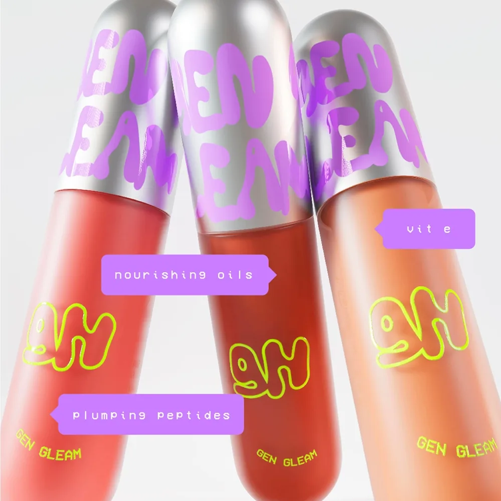 Glow Hub Gen Gleam Fugtende læbeglans Skygge Snack 3 ml