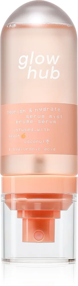 Glow Hub Nourish & Hydrate Fuktgivande och närande serum Med extrakt av persika 90 ml
