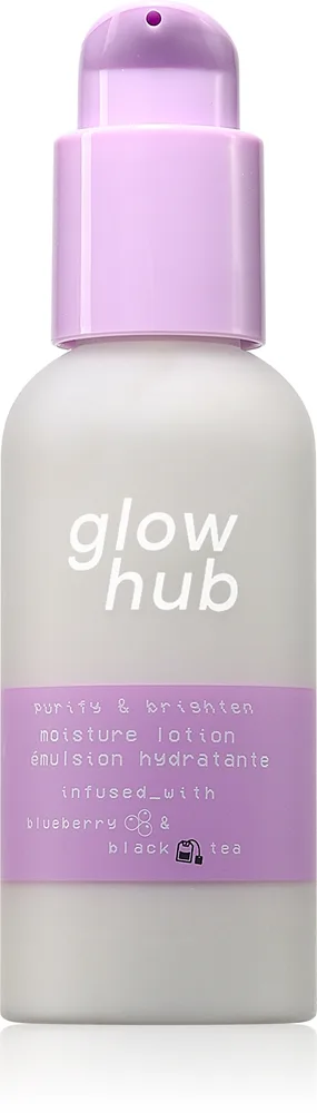 Glow Hub Purify & Brighten fuktgivande och ljusnande hudkräm 95 ml