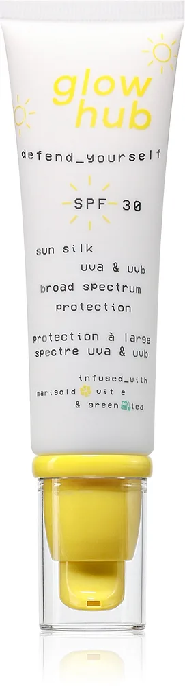 Glow Hub Sun Silk Ansigtssolcreme SPF 30 50 ml