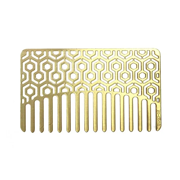 Go Comb, Brass Hexagon
