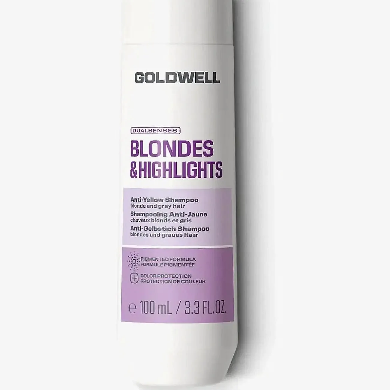 Goldwell Dualsenses blondes ja highlights keltaisuutta taittava shampoo, uusi koostumus Shampoo