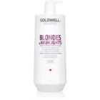 Goldwell Dualsenses Blondes & Highlights Balsam för blont hår för neutralisering av gula toner 1000 ml