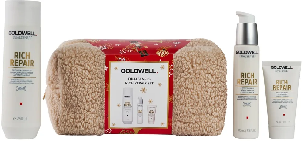 Goldwell Dualsenses Rich Repair lahjasetti kuiville ja vaurioituneille hiuksille