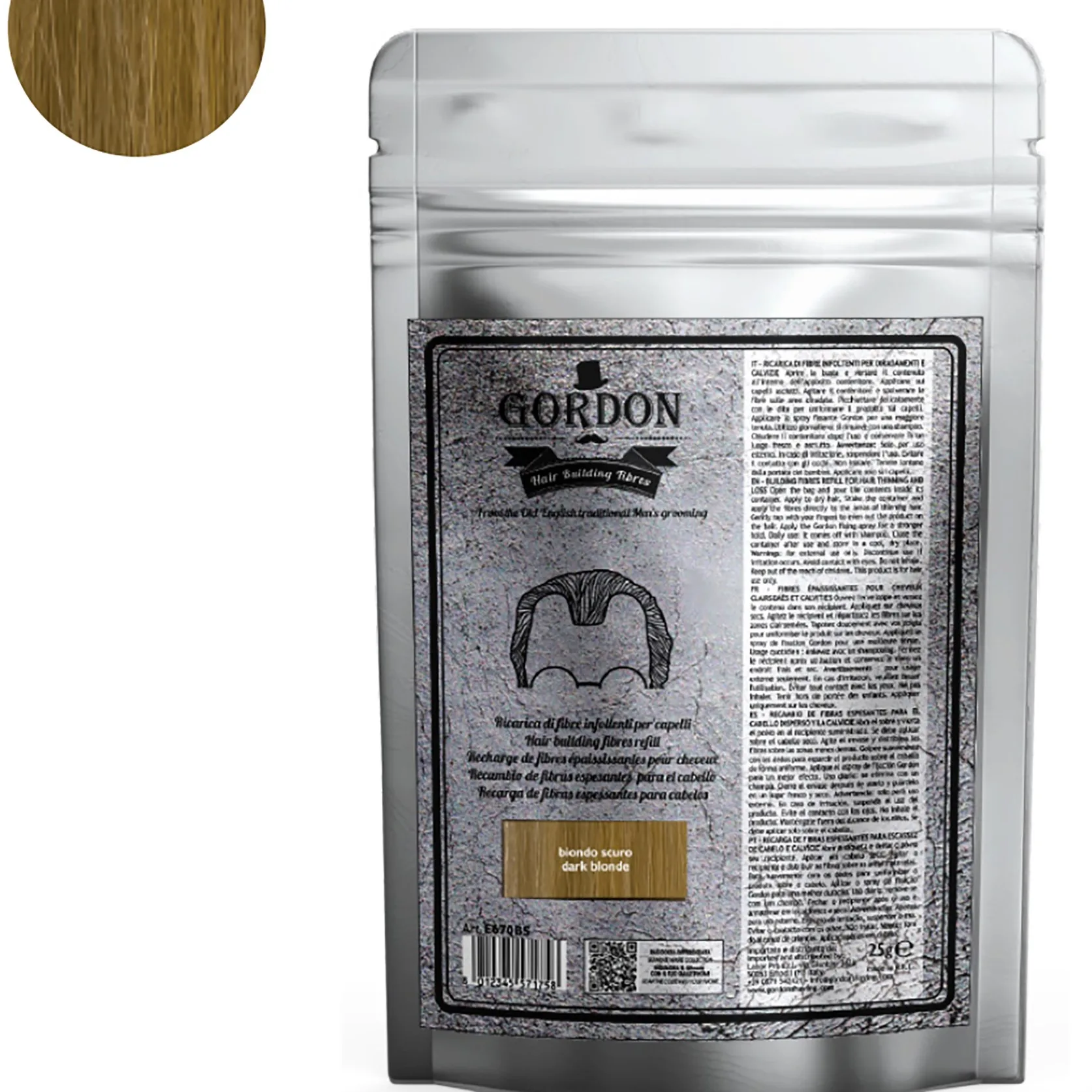 Gordon Hair Buidling Fibers Refill Dark Blonde