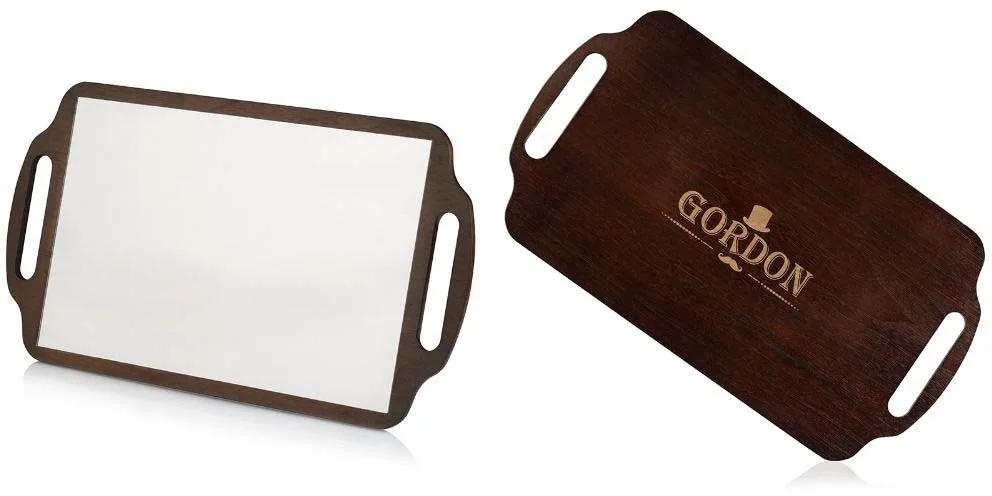 Gordon Wooden Barber Mirror