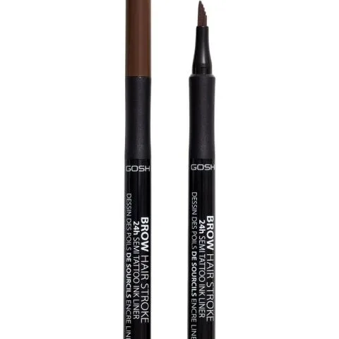 Gosh Brow Hair Stroke 24H Semi Tattoo Ink Liner 003 Dark Brown 1 ml