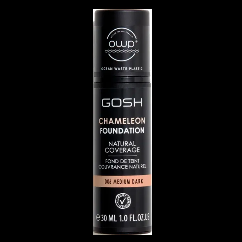 GOSH Chameleon Foundation Medium Dark 006 (30 ml)