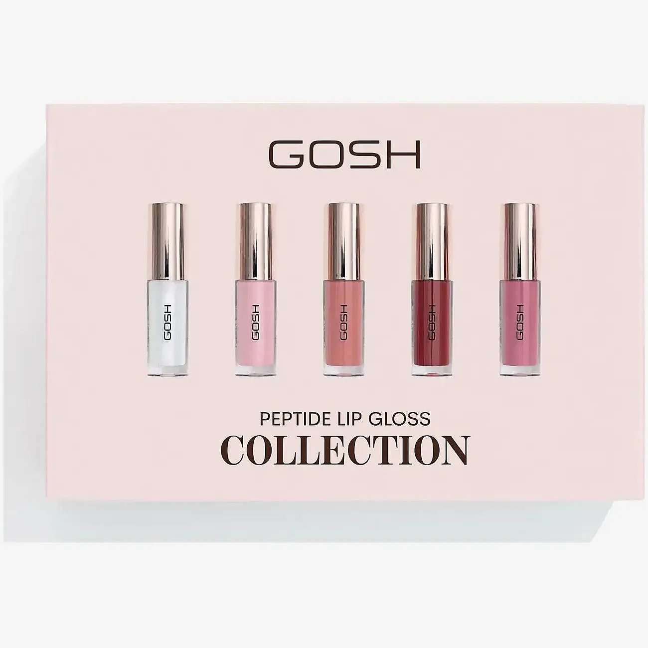GOSH COPENHAGEN Peptide Mini Lip Glosses - Nude - ONE SIZE
