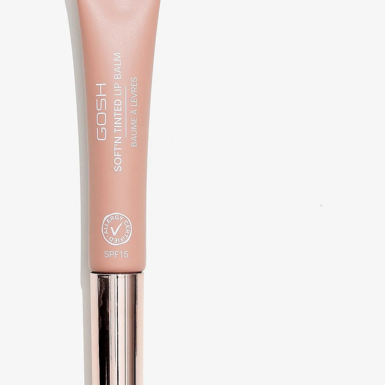 GOSH COPENHAGEN Soft`n Tinted sävyttävä huulibalsami SPF 15 sävy 002 Nougat 8 ml