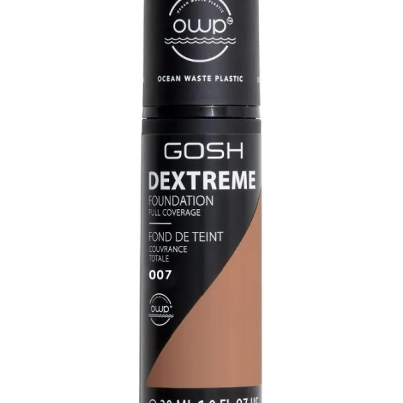 Gosh Dextreme Foundation Full Coverage 007 Tawny 30 ml