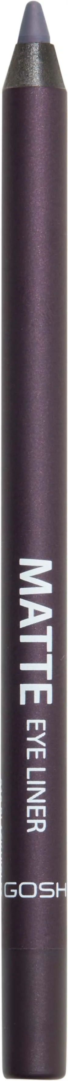 Gosh Matte Eye Liner Waterproof 010 Black Violet 1 g