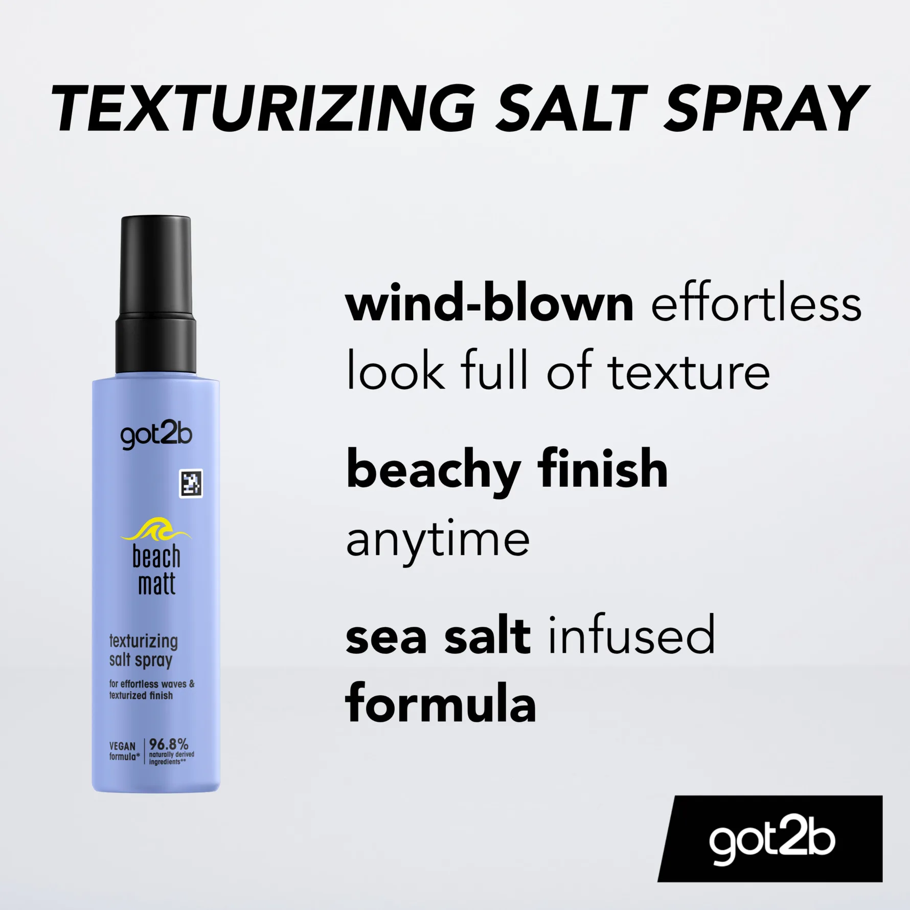 Schwarzkopf got2b Beach Matt Texturizing Salt Spray (200 ml)