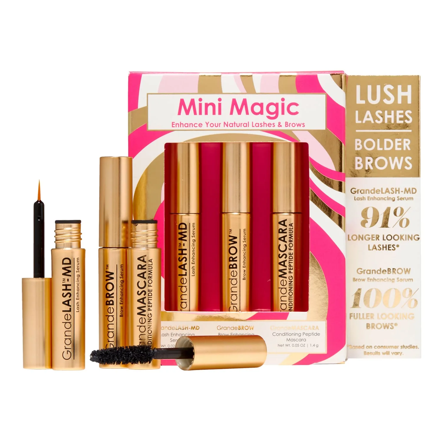 Grande Cosmetics - Mini Magic Set - Grande Lash Set Mini Magic - For Women