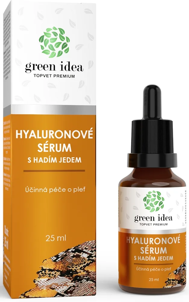 Green Idea Hyaluronic serum with snake venom Ansiktsserum för mogen hud 25 ml