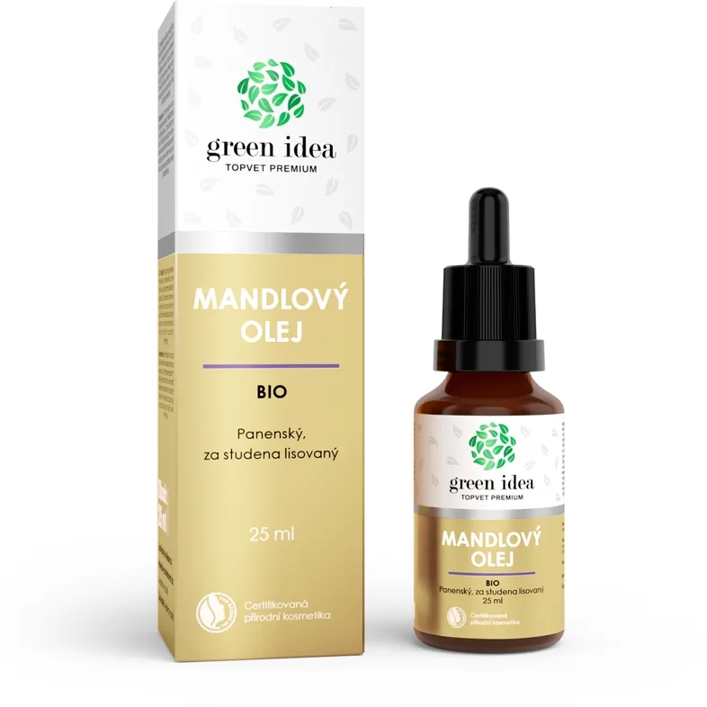Green Idea Organic almond oil manteliöljy kylmäpuristettu 25 ml