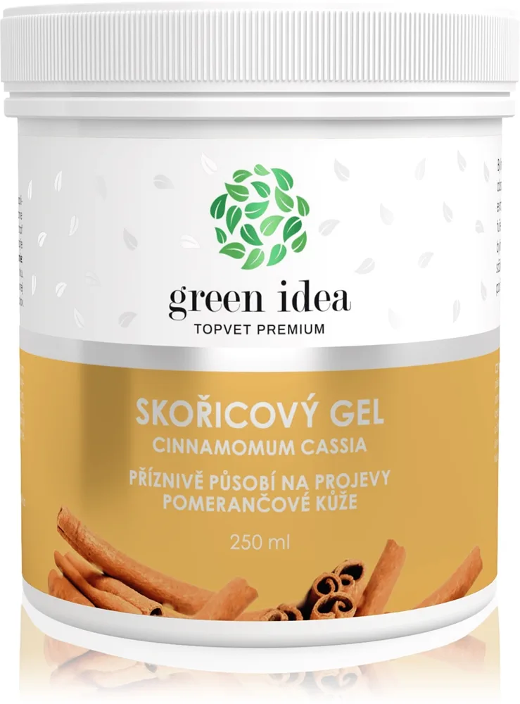 Green Idea Skořicový gel Massage-gel 250 ml