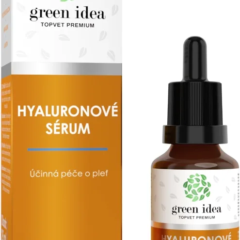 Green Idea Topvet premium herbal teas Hyaluronové sérum Hudpleje 25 ml