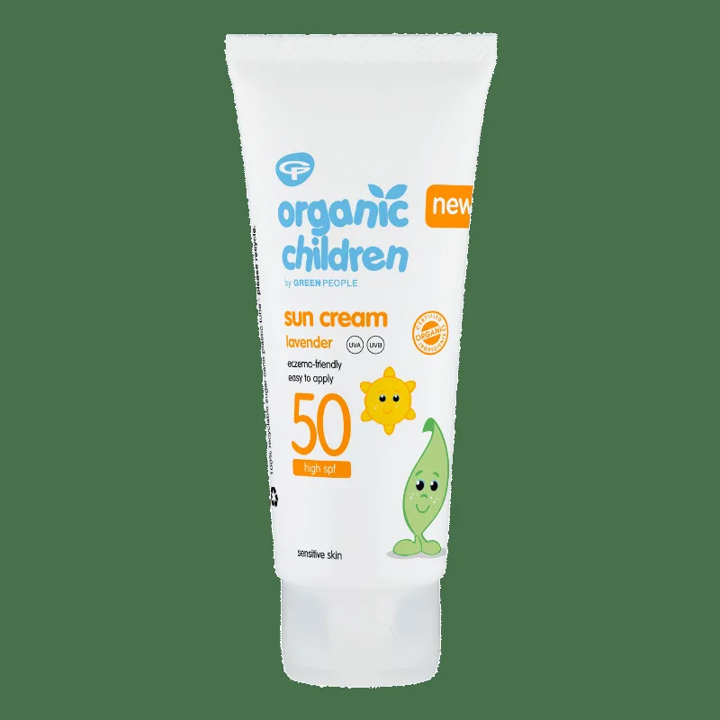 Green People Organic Children Sun Cream SPF50 Lavender (100 ml)