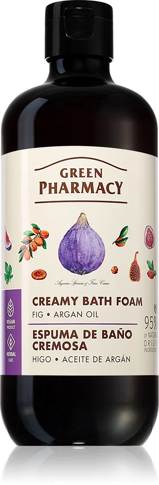Green Pharmacy Argan Bath Foam voidemainen kylpyvaahto sisältää arganöljyä 500 ml