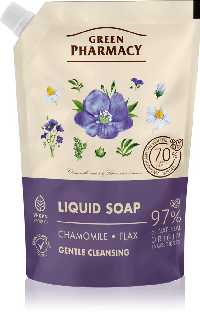 Green Pharmacy Chamomile Hand Soap nestemäinen saippua 460 ml