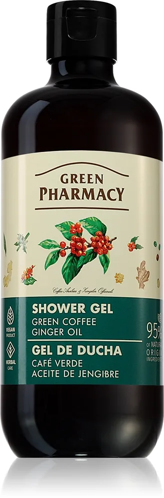 Green Pharmacy Green coffee & Ginger Oil Shower Gel Duschtvål 500 ml