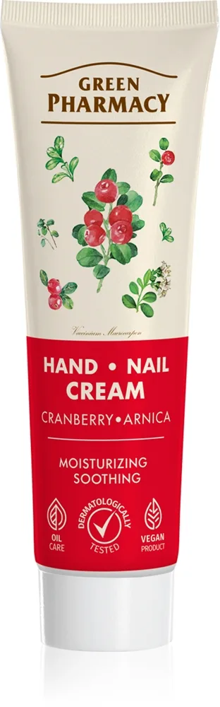Green Pharmacy Cranberry & Arnica kosteuttava käsivoide 100 ml
